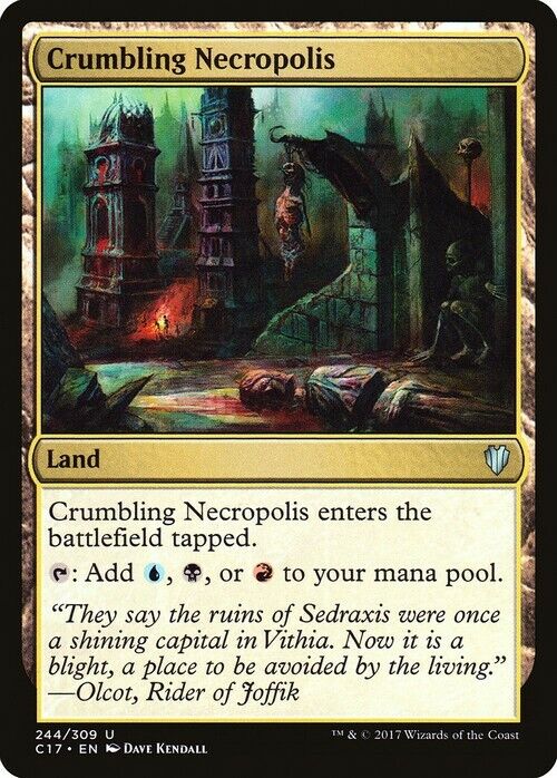 Crumbling Necropolis ~ Commander 2017 [ Excellent ] [ Magic MTG ] - London Magic Traders Limited