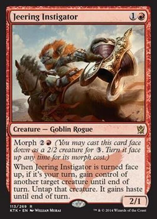 Jeering Instigator ~ Khans of Tarkir [ Excellent ] [ Magic MTG ] - London Magic Traders Limited