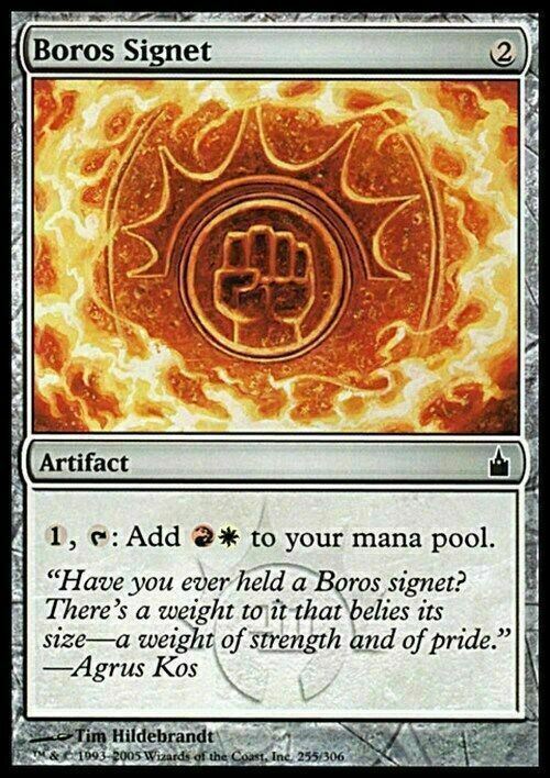 Boros Signet ~ Ravnica: City of Guilds [ MODERATELY PLAYED ] [ Magic MTG ] - London Magic Traders Limited