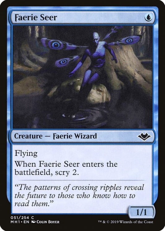 Faerie Seer ~ Modern Horizons [ Excellent ] [ Magic MTG ] - London Magic Traders Limited