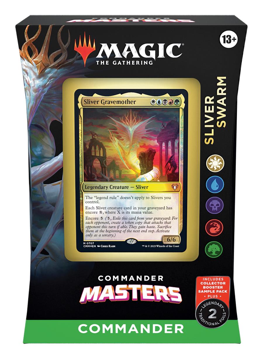 Sliver Swarm Deck ~ Commander Masters ~ Magic MTG Sealed - London Magic Traders Limited