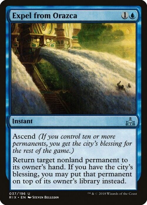 Expel from Orazca ~ Rivals of Ixalan [ Excellent ] [ Magic MTG ] - London Magic Traders Limited