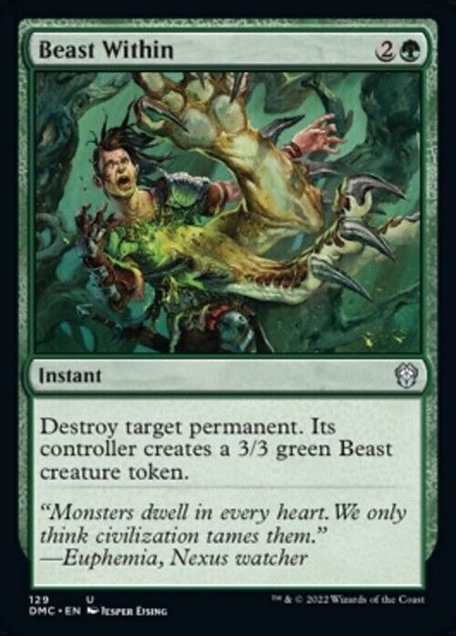 Beast Within ~ Commander: Dominaria United [ NM ] [ Magic MTG ] - London Magic Traders Limited