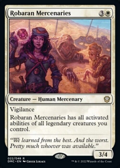 Robaran Mercenaries ~ Commander: Dominaria United [ NM ] [ Magic MTG ] - London Magic Traders Limited