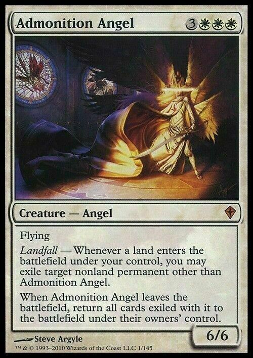 Admonition Angel ~ Worldwake [ Excellent ] [ Magic MTG ] - London Magic Traders Limited