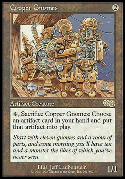 Copper Gnomes ~ Urza's Saga [ Excellent ] [ Magic MTG ] - London Magic Traders Limited