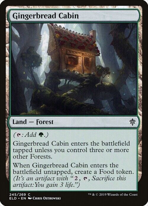 Gingerbread Cabin ~ Throne of Eldraine [ NearMint ] [ Magic MTG ] - London Magic Traders Limited