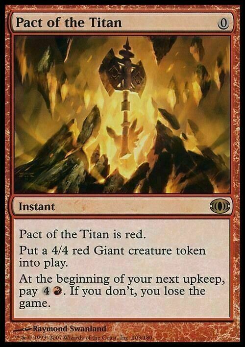 Pact of the Titan ~ Future Sight [ Excellent ] [ Magic MTG ] - London Magic Traders Limited