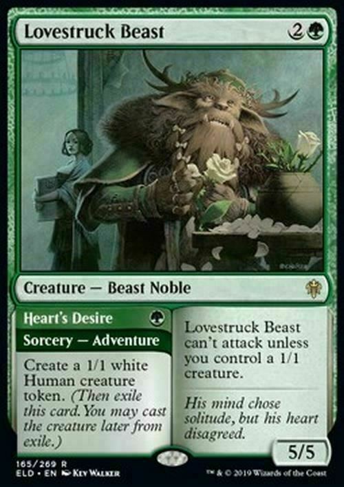 Lovestruck Beast ~ Throne of Eldraine [ NearMint ] [ Magic MTG ] - London Magic Traders Limited