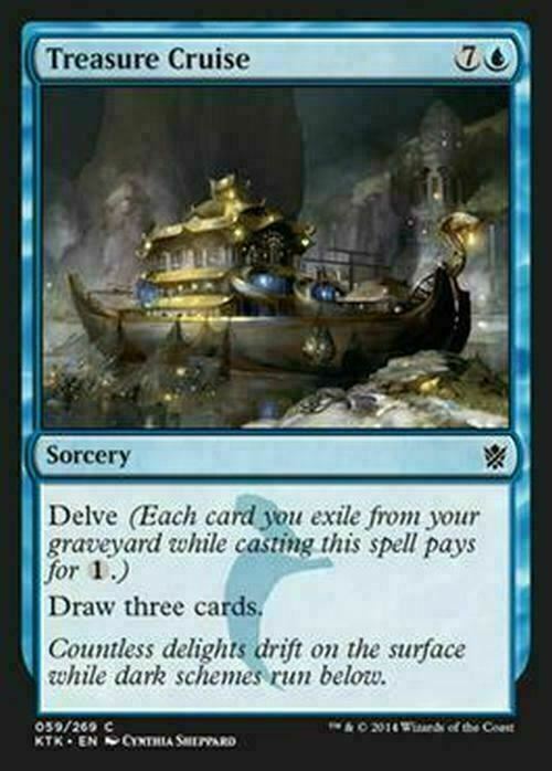 Treasure Cruise ~ Khans of Tarkir [ Excellent ] [ Magic MTG ] - London Magic Traders Limited