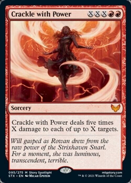 Crackle with Power ~ Strixhaven [ NM ] [ Magic MTG ] - London Magic Traders Limited