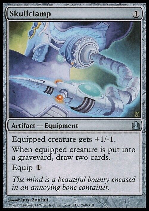 Skullclamp ~ Commander 2011 [ Excellent ] [ Magic MTG ] - London Magic Traders Limited