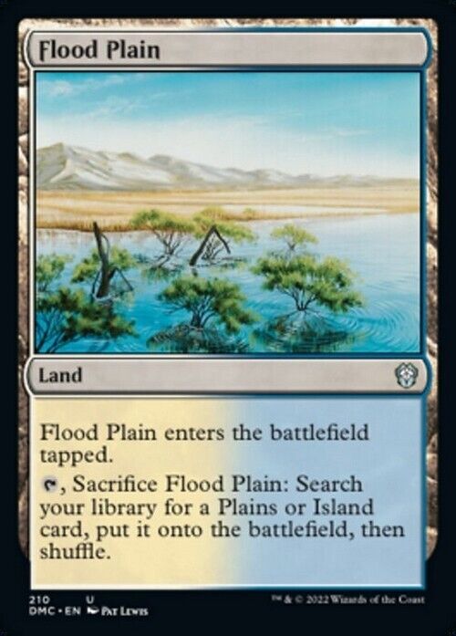 Flood Plain ~ Commander: Dominaria United [ NM ] [ Magic MTG ]