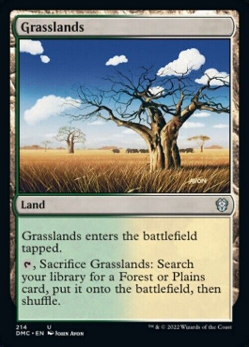 Grasslands ~ Commander: Dominaria United [ NM ] [ Magic MTG ] - London Magic Traders Limited