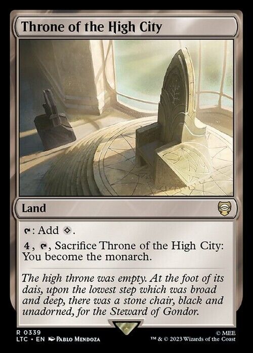 Throne of the High City ~ Commander: The Lord of the Rings [ NM ] [ Magic MTG ] - London Magic Traders Limited