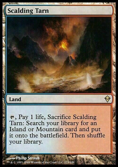 Scalding Tarn ~ Zendikar [ MODERATELY PLAYED ] [ Magic MTG ] - London Magic Traders Limited