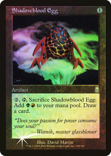 FOIL Shadowblood Egg ~ Odyssey [ NearMint ] [ Magic MTG ] - London Magic Traders Limited