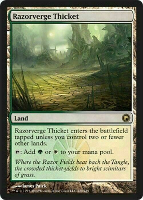 Razorverge Thicket ~ Scars of Mirrodin [ Excellent+ ] [ Magic MTG ] - London Magic Traders Limited