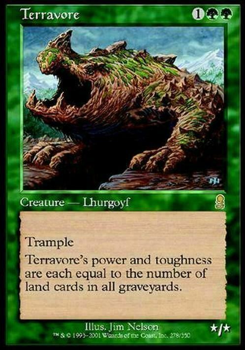 Terravore ~ Odyssey [ MODERATELY PLAYED ] [ Magic MTG ] - London Magic Traders Limited