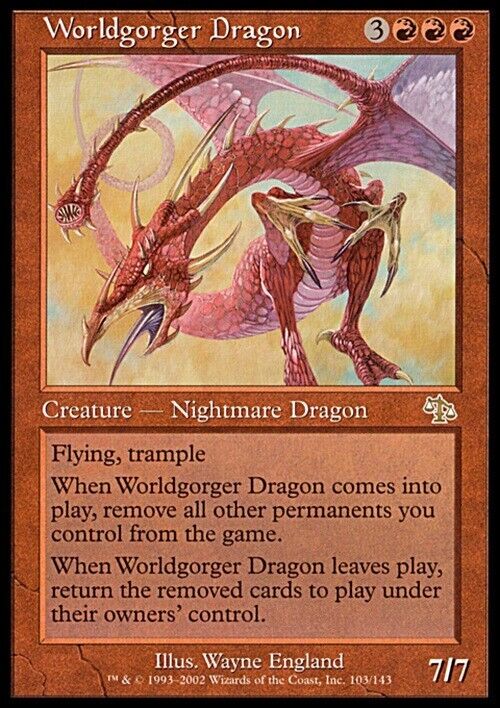 Worldgorger Dragon ~ Judgment [ Excellent ] [ Magic MTG ] - London Magic Traders Limited