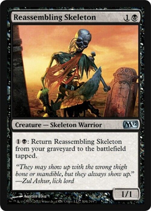 Reassembling Skeleton ~ Magic 2012 [ Excellent ] [ Magic MTG ] - London Magic Traders Limited