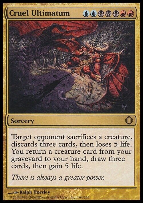 Cruel Ultimatum ~ Shards of Alara [ Excellent ] [ Magic MTG ] - London Magic Traders Limited