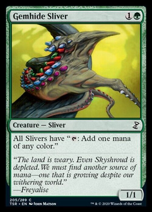 Gemhide Sliver ~ Time Spiral Remastered [ NearMint ] [ Magic MTG ] - London Magic Traders Limited