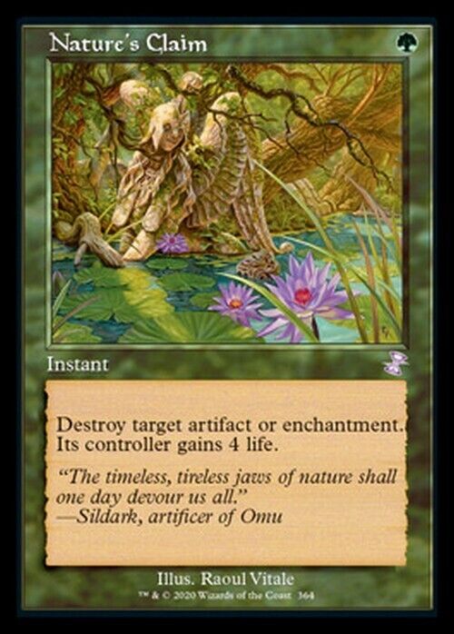 Nature's Claim ~ Time Spiral Remastered [ NearMint ] [ Magic MTG ] - London Magic Traders Limited