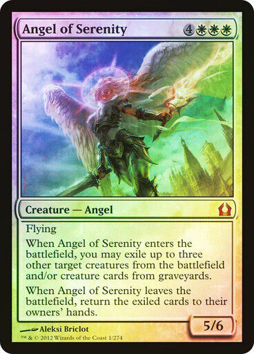 FOIL Angel of Serenity ~ Return to Ravnica [ NearMint ] [ Magic MTG ] - London Magic Traders Limited