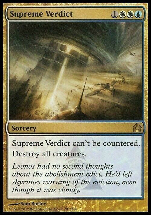 Supreme Verdict ~ Return to Ravnica [ Excellent ] [ Magic MTG ] - London Magic Traders Limited