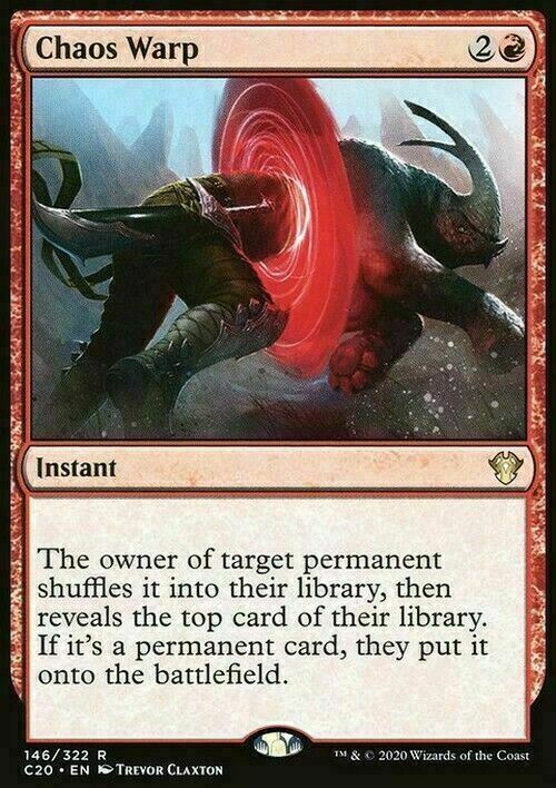 Chaos Warp ~ Commander: Ikoria [ NearMint ] [ Magic MTG ] - London Magic Traders Limited