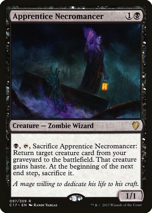 Apprentice Necromancer ~ Commander 2017 [ Excellent ] [ Magic MTG ] - London Magic Traders Limited