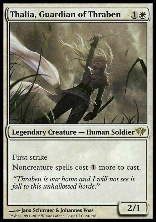 Thalia, Guardian of Thraben ~ Dark Ascension [ Excellent ] [ Magic MTG ] - London Magic Traders Limited