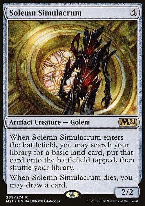 Solemn Simulacrum ~ Core 2021 [ NearMint ] [ Magic MTG ] - London Magic Traders Limited