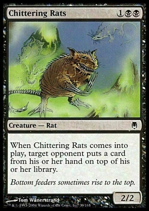 Chittering Rats ~ Darksteel [ Excellent ] [ Magic MTG ] - London Magic Traders Limited