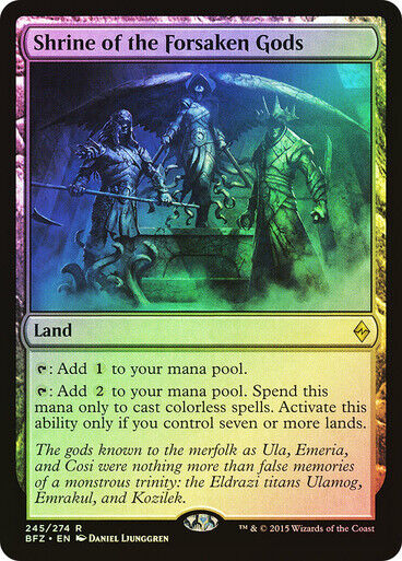 FOIL Shrine of the Forsaken Gods ~ Battle for Zendikar [ EX ] [ Magic MTG ] - London Magic Traders Limited