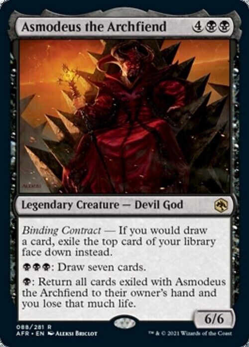 Asmodeus the Archfiend ~ Adventures in the Forgotten Realms [ NearMint ] [ MTG ] - London Magic Traders Limited