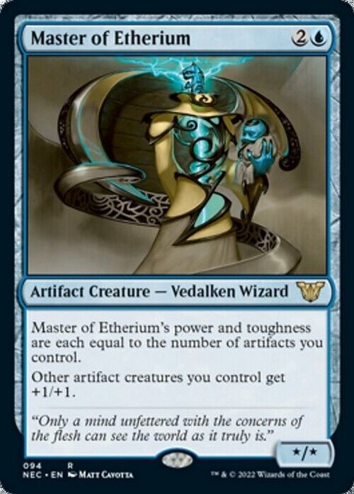 Master of Etherium ~ Commander: Kamigawa: Neon Dynasty [ NM ] [ Magic MTG ] - London Magic Traders Limited