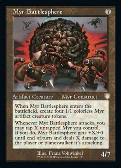 Myr Battlesphere ~ Commander: The Brothers' War [ NM ] [ Magic MTG ]