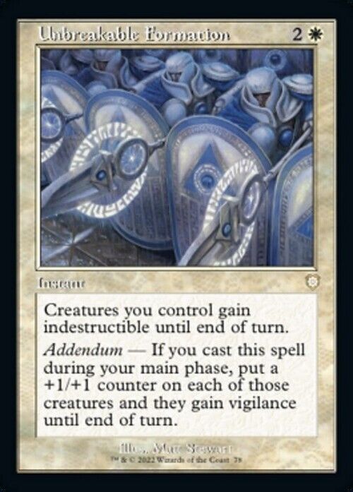 Unbreakable Formation ~ Commander: The Brothers' War [ NM ] [ Magic MTG ]