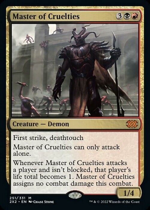 Master of Cruelties ~ Double Masters 2022 [ NearMint ] [ Magic MTG ]