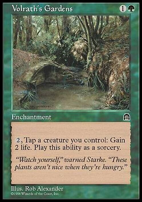 Volrath's Gardens ~ Stronghold [ Excellent ] [ Magic MTG ] - London Magic Traders Limited