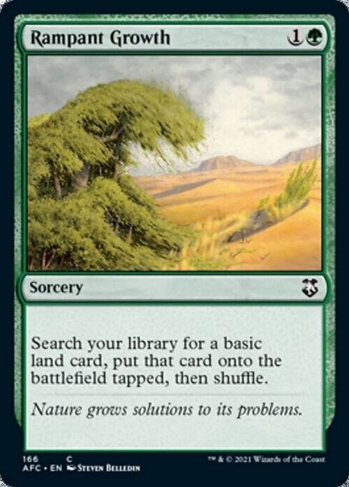 Rampant Growth ~ Commander: Adventures in the Forgotten Realms [ NM ] [ MTG ] - London Magic Traders Limited