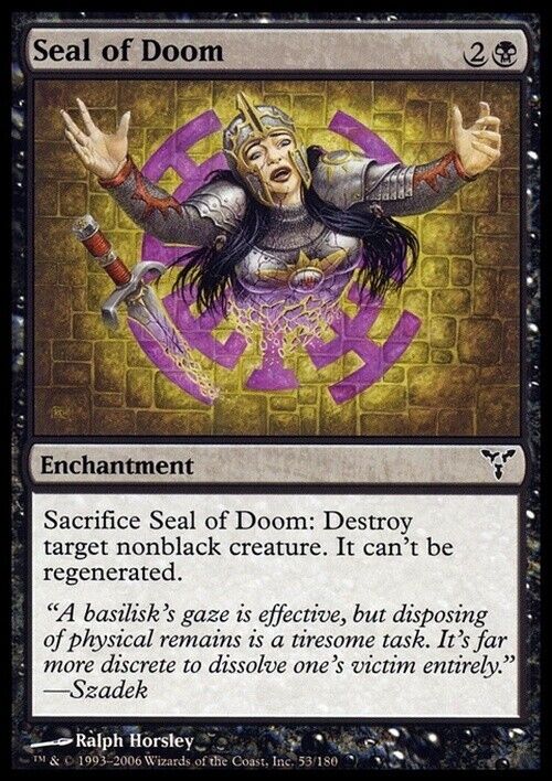 Seal of Doom ~ Dissension [ Excellent ] [ Magic MTG ]