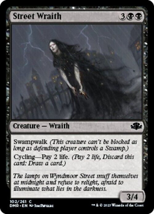 Street Wraith ~ Dominaria Remastered [ NearMint ] [ Magic MTG ] - London Magic Traders Limited