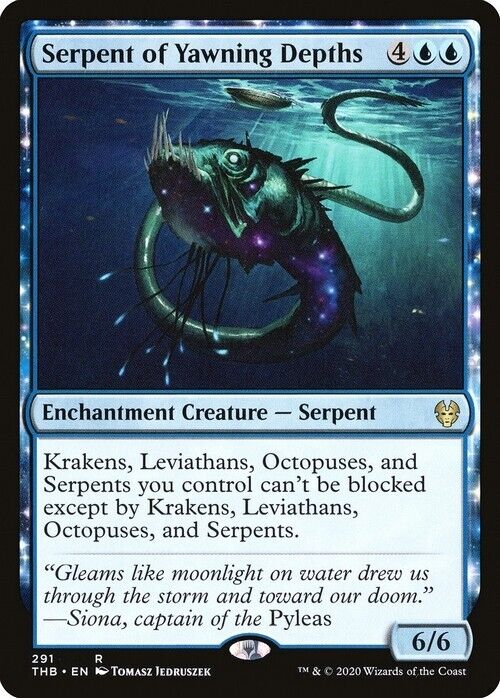 Serpent of Yawning Depths ~ Theros Beyond Death [ NearMint ] [ Magic MTG ] - London Magic Traders Limited