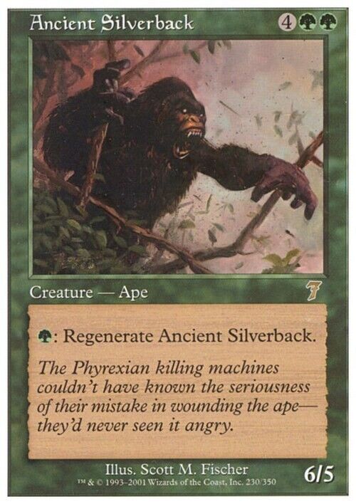 Ancient Silverback ~ Seventh Edition [ MODERATELY PLAYED ] [ Magic MTG ] - London Magic Traders Limited