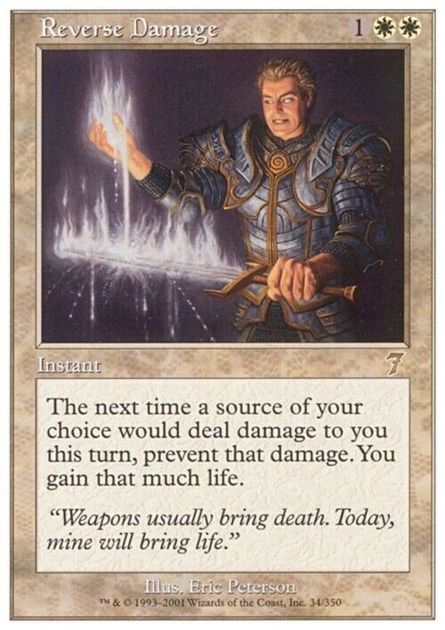 Reverse Damage ~ Seventh Edition [ Excellent ] [ Magic MTG ] - London Magic Traders Limited