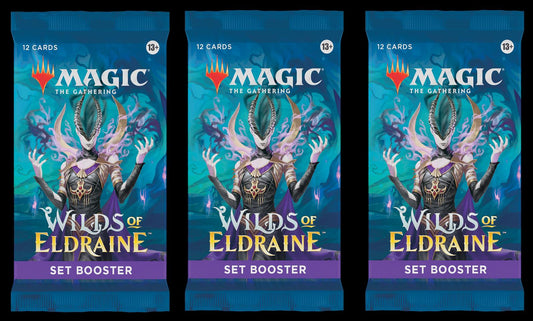 3 x Set Booster Pack ~ Wilds of Eldraine ~ Magic the Gathering MTG Sealed