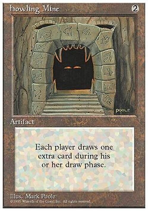 Howling Mine ~ Fourth Edition [ MODERATELY PLAYED ] [ Magic MTG ]